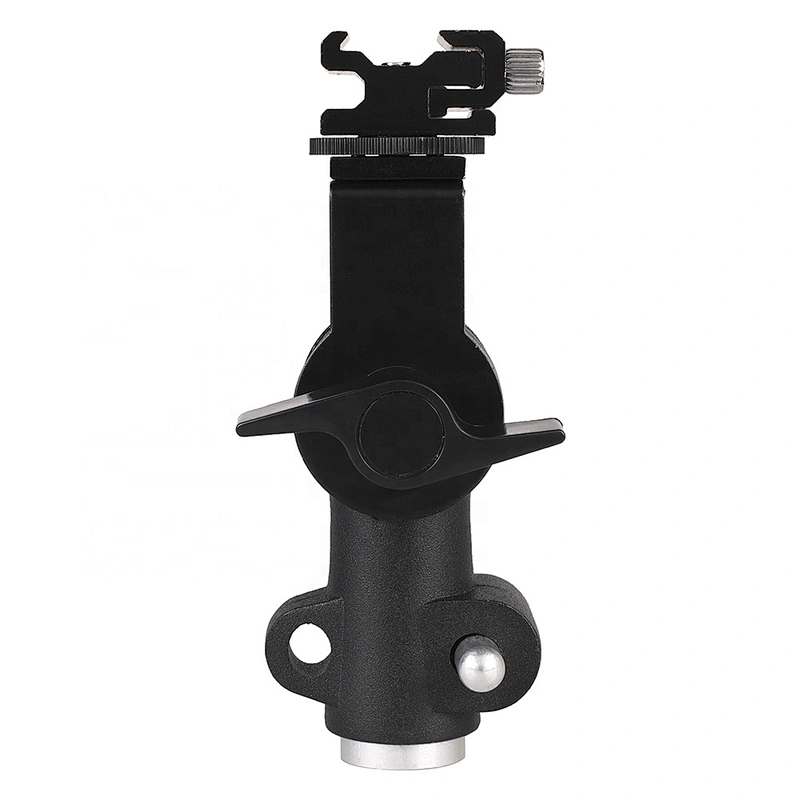 Kaliou Hot Shoe Swivel Mount Photo Umbrella Holder Bracket B Flash Adapter Light Stand