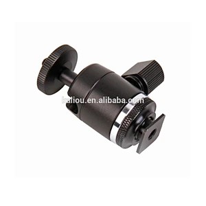 Kaliou Swivel Camera Tripod Flash Hotshoe Hot Shoe BALL Head Mount Tripod 1/4 3/8