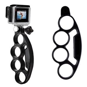 Handheld Knuckle Finger Grip Mount holder for GoProHero 5 4 3  Yi 4K SJ4000 SJ5000 SJ6000 Eken h9 Camera Selfie Accessory