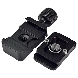 Kaliou Universal 1/4 Screw Mount K30 Quick Release Plate Clamp Adapter Aluminum for Ball Head Monopod Tripod