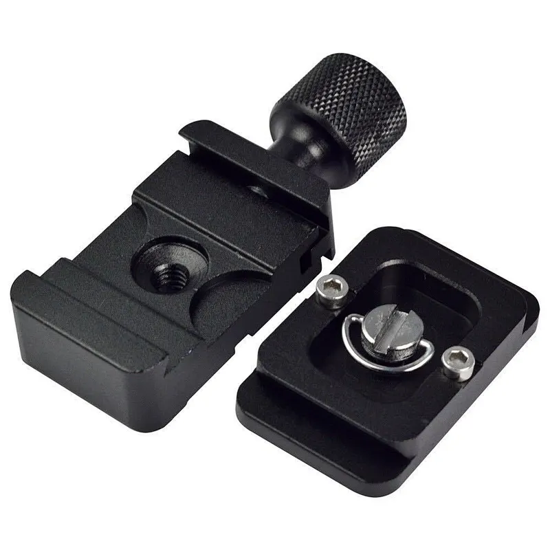 Kaliou Universal 1/4 Screw Mount K30 Quick Release Plate Clamp Adapter Aluminum for Ball Head Monopod Tripod