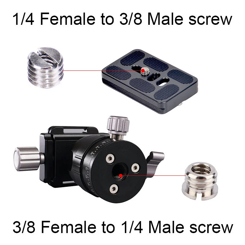 Kaliou camera screw 1/4  to 3/8