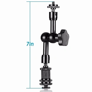New Flexible Camera Bracket 11 Inch Friction Articulating Magic Arm 1/4 Hot Shoe Connector for Camera LCD Monitor LED Light