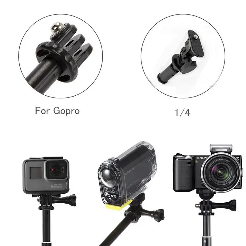 Good price for Go pros Handheld Selfie Sticks Monopod action camera holder accessories
