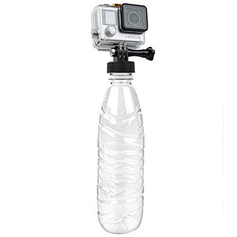 ** hero5 camera selfie stick holder Buoyancy rod mineral water bottle cap adapter mount