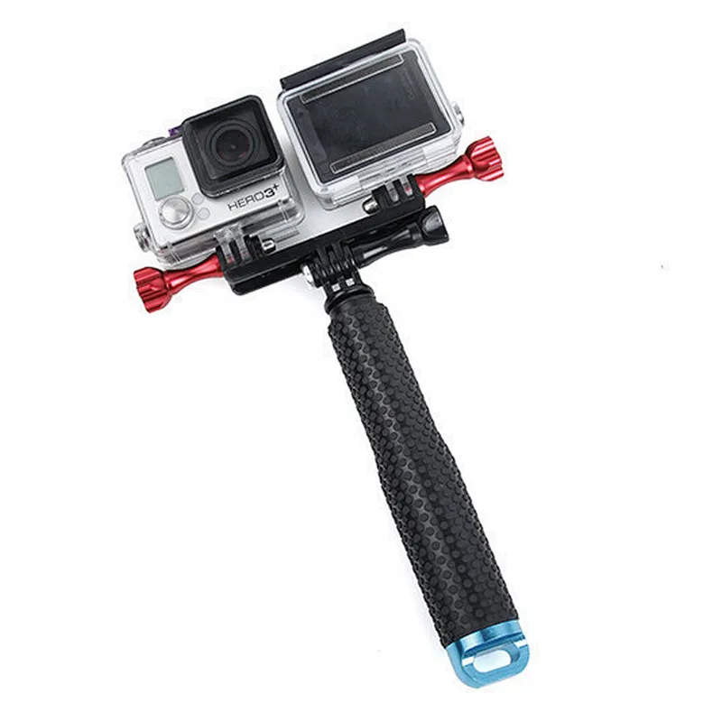 Kaliou Double Bracket Bridge Connector Adapter Tripod LED Light for Go Pro Sports Camera Accessories