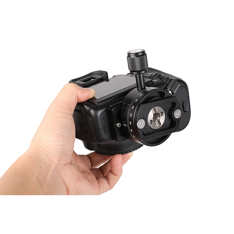 Kaliou 360 Degree Panoramic Tripod Head Clamping For Tripod Ball Head Quick Release Plate