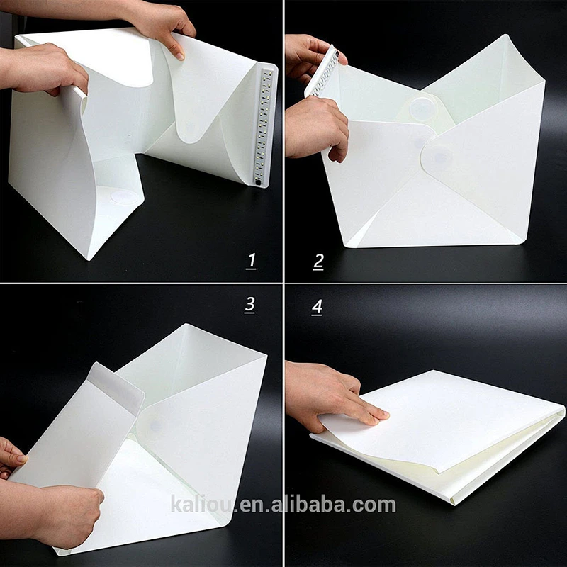 Folding Mini Photograph USB LED Light Soft Box Photo Studio 30cm
