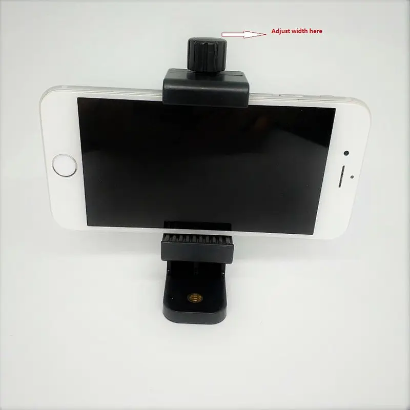 Kaliou 360 Degree Rotation Cell Phone Clip Holder for Gopros 7 6 5 4 3 2 1 Tripod Monopod Selfie Stick Live Show