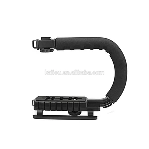 Kaliou Handheld Mini Video dslr camera DV Stabilizer U Shape Flash Camera Stabilizer bracket