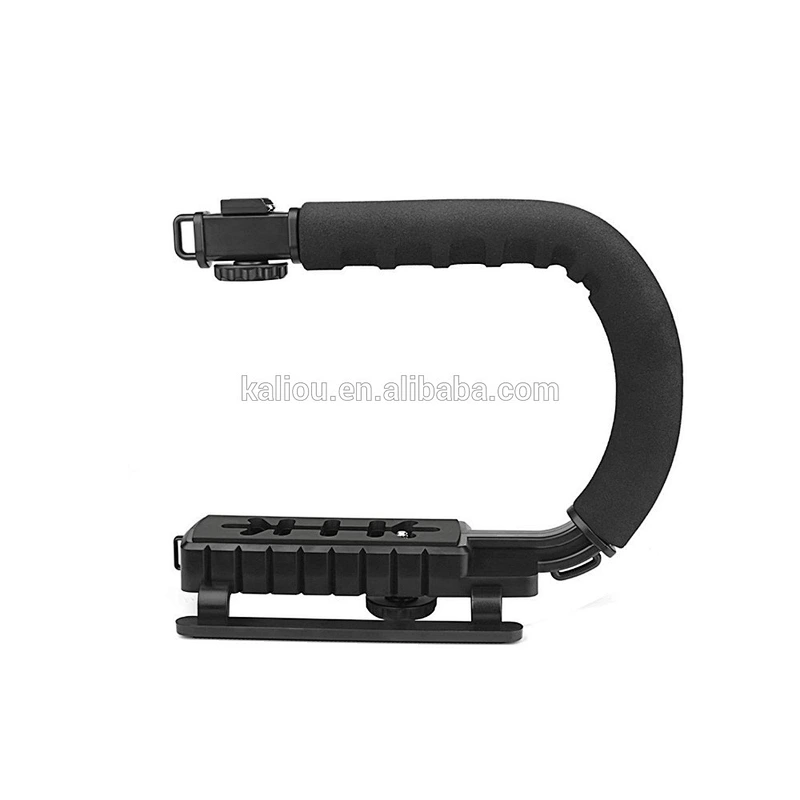 Kaliou Handheld Mini Video dslr camera DV Stabilizer U Shape Flash Camera Stabilizer bracket