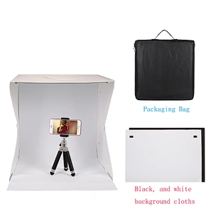 Portable Mini Photograph USB LED Light Soft Box Tent Folding Photo Studio 40*40*40cm for camera