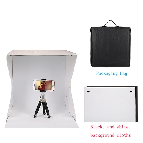 Portable Mini Photograph USB LED Light Soft Box Tent Folding Photo Studio 40*40*40cm for camera