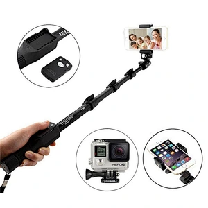 Kaliou Yunteng 1288 Bluetooth Selfie Stick Monopod Tripod for Iphone 7 6 6s Plus Xiaomis Samsungs Phones Camera Yt-1288