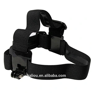 Factory direct sale Flexible Adjustable Head Strap Mount with Anti-slide Glue for Go pro Hero4 3+ 3/2/1