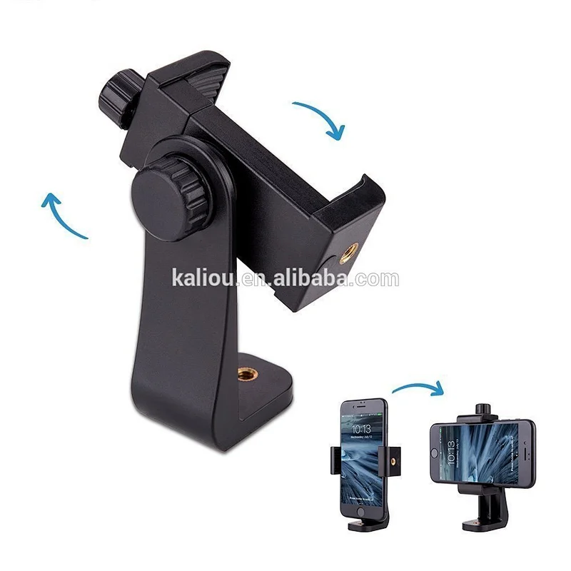Kaliou Universal 360 Degree Rotation Selfie Tripod Mobile Holder Phone Clip for Smartphone