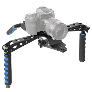 Kaliou Camera Shoulder Stabilizer Bracket Damping Shock Absorption Steadicam Steadycam with Handle for Camera