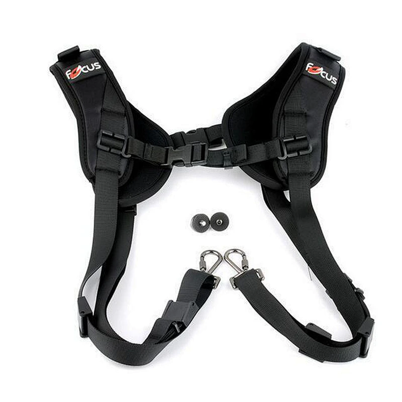 Double Shoulder Camera Neck Sling Quick Strap + Fasten Adapter 1/4