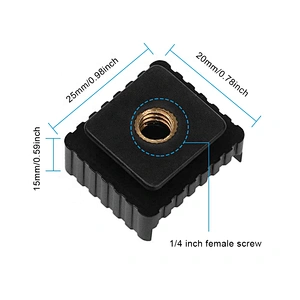 Kaliou Photo Studio Accessories Standard 1/4 Screw Mount Adapter Thread Camera  SC-6  Hot Shoe For Flash Light Tripod Stand
