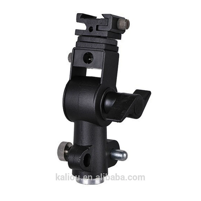 Umbrella Tripod Holder Flash Mount D-Type Flash Holder Bracket for Camera Flash Lamp Light