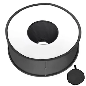 Kaliou 45cm Ring Softbox Speedlight Round Style Flash Light Shoot Soft box Foldable Soft Flash Light Diffuser