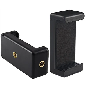 Kaliou universal Smartphone Tripod Mount Clip with Hot Shoe Mount for camera Microphone/Video light/Tripod