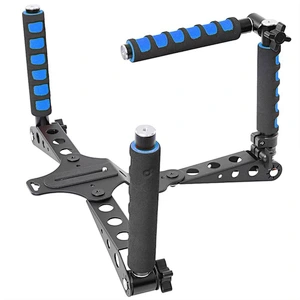 Kaliou Camera Shoulder Stabilizer Bracket Damping Shock Absorption Steadicam Steadycam with Handle for Camera