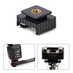 Kaliou New Camera Metal Hot Shoe Mount Adapter To 1/4