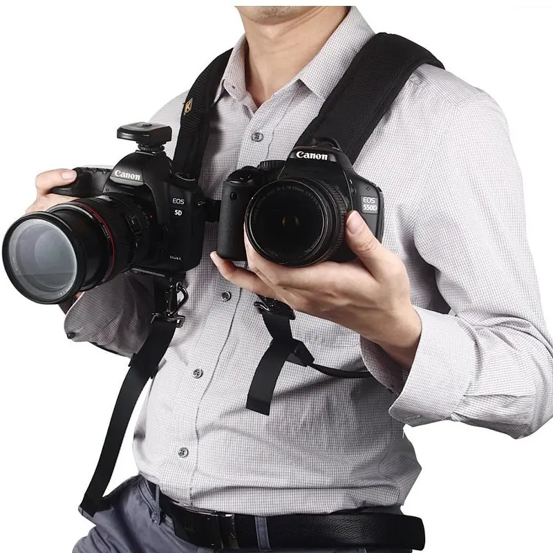 Quick Install Focus SLR Camera Fast Gunner Camera Double Shoulder Strap F1 Single or Double Sling Quick Camera Strap Wholesale