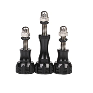 Kaliou Aluminium Alloy Full Metal Cap Bolt Adjust Pivot Go pro Mount Adapter Thumb Screw for GoPros 7 6 5 4 3 2 Sj4000 SJ5000