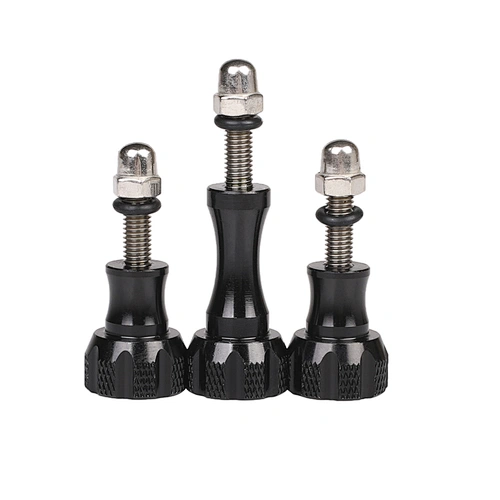 Kaliou Aluminium Alloy Full Metal Cap Bolt Adjust Pivot Go pro Mount Adapter Thumb Screw for GoPros 7 6 5 4 3 2 Sj4000 SJ5000