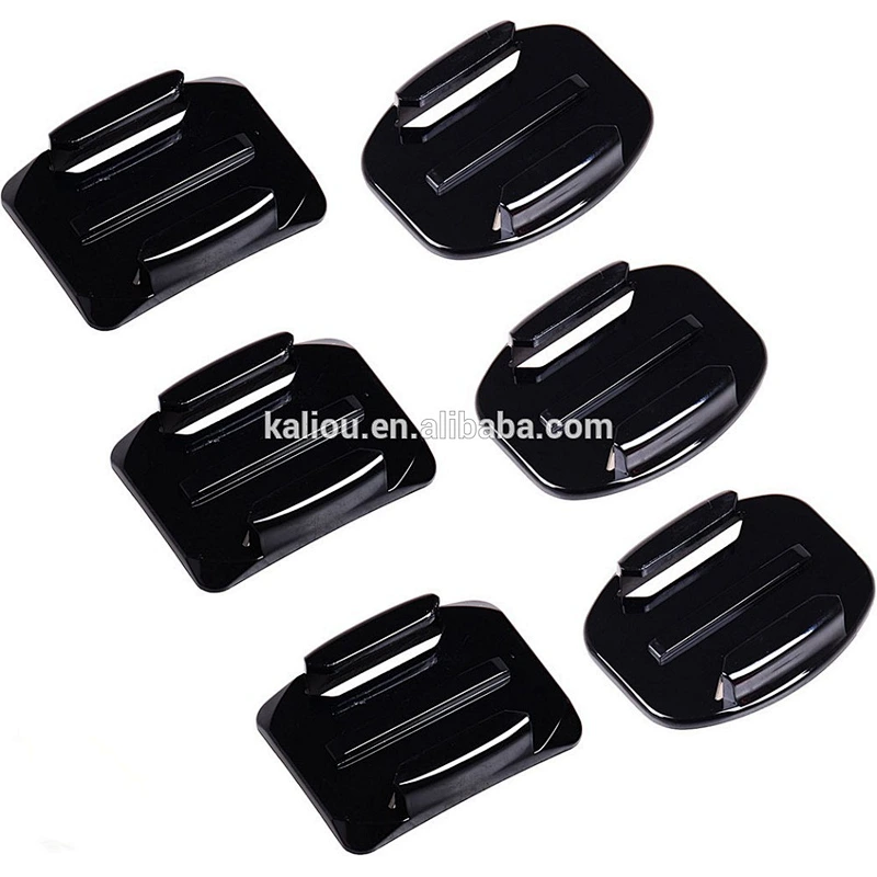 Kaliou Sports camera 8 in 1 Set Helmet 3M Adhesive Pads Sticker Curved Side Mount Accessories for GoPros