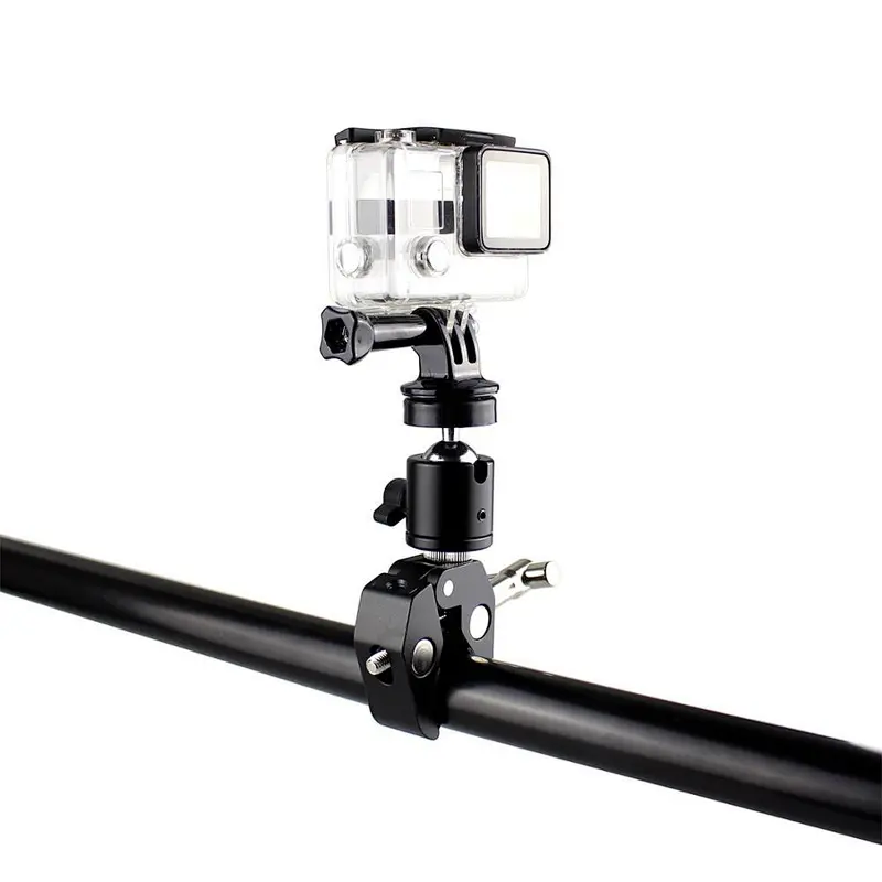 Kaliou Super Crab Clamp Ball Spherical Mount Mul-ti function Holder Light Stand Camera Attach