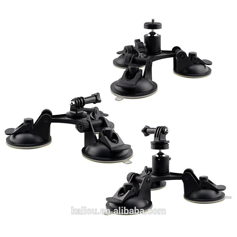 Factory Camera Accessories Car Window Glass Sucker Screw Mount 3 Feets Suction Cup for Go pro hero5 4 3+ 2 sj4000