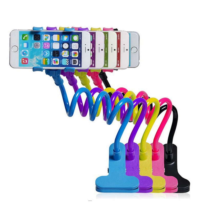 360 Rotating Flexible Mobile Phone Holder Desktop Bed Lazy Bracket Stand Support For Phone IPad magnetic phone holder withy box