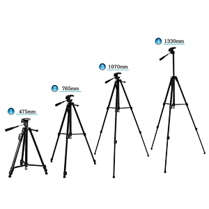 New lightweight aluminum alloy camera Professional tripod with remote phone holder live stand for phone and dslr camera