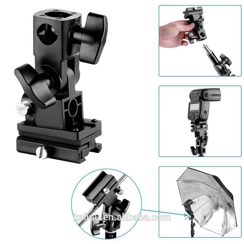 Professional Type B camera flash tripod holder adapter Bracket