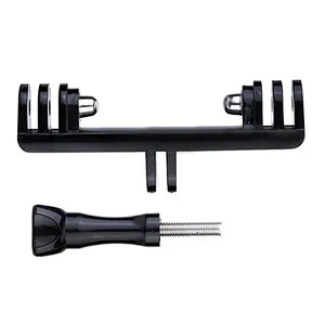 Kaliou Double Bracket Bridge Connector Adapter Tripod LED Light for Go Pro Sports Camera Accessories