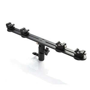 Kaliou 4 Hot Cold Shoe Mount Flash Bracket Umbrella Holder to Light Stand Tripod for dslr camera flash