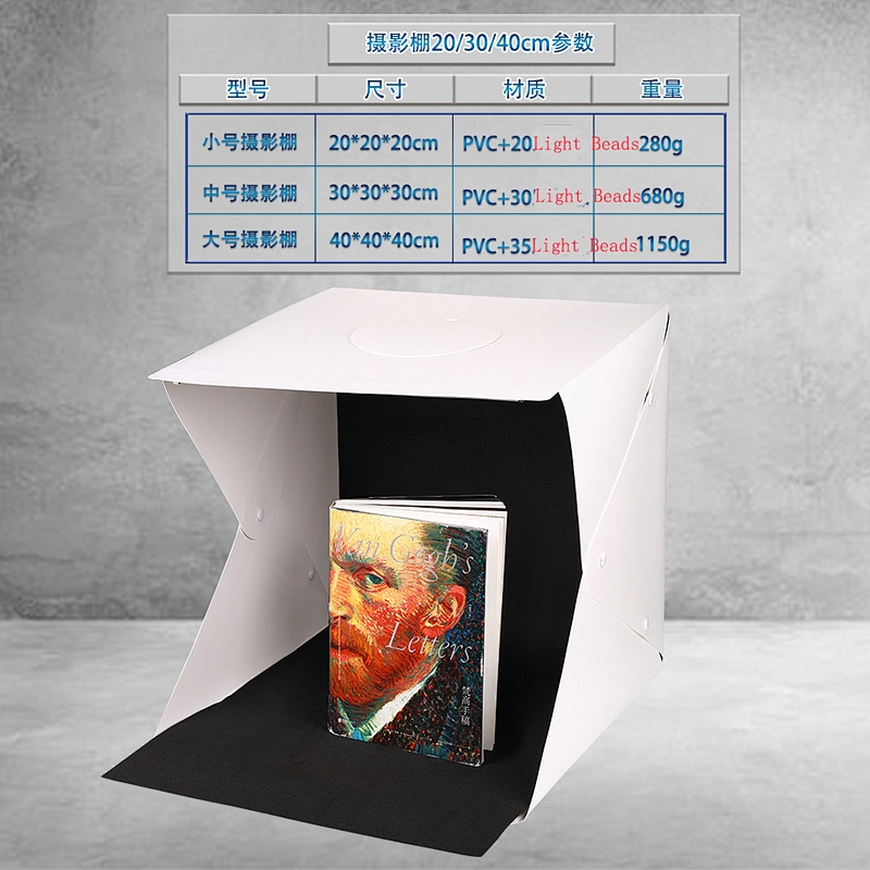 Portable Mini Photograph USB LED Light Soft Box Tent Folding Photo Studio 40*40*40cm for camera