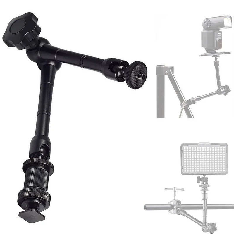 7 Inch Adjustable Friction Power articulated Magic Arm for DSLR Camera Rig / LCD/ DV Monitor / LED Lights / flash lig