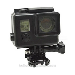 Hot sale Black Version 30M Waterproof Housing Case for Go pro heros 4/3+/3 with adapter mount