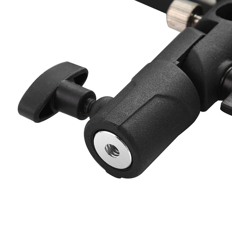 Kaliou 4 Hot Cold Shoe Mount Flash Bracket Umbrella Holder to Light Stand Tripod for dslr camera flash