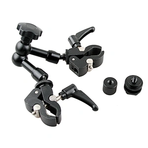 Kaliou Flexible Adjustable Camera Bracket 7 Inch 11 inch Friction Articulating Magic Arm for Camera LCD Monitor LED Light