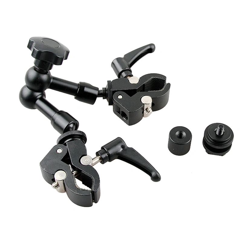 Kaliou Flexible Adjustable Camera Bracket 7 Inch 11 inch Friction Articulating Magic Arm for Camera LCD Monitor LED Light