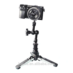 Photography DV Foldable Mini Supporting Stand Tripod for Unipod or Monopod Sticks
