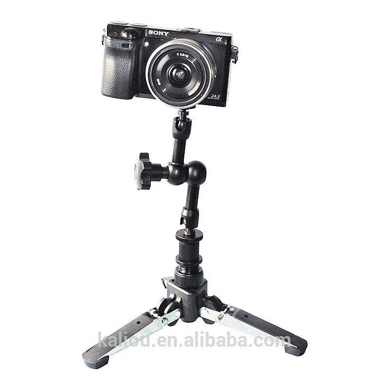 Photography DV Foldable Mini Supporting Stand Tripod for Unipod or Monopod Sticks