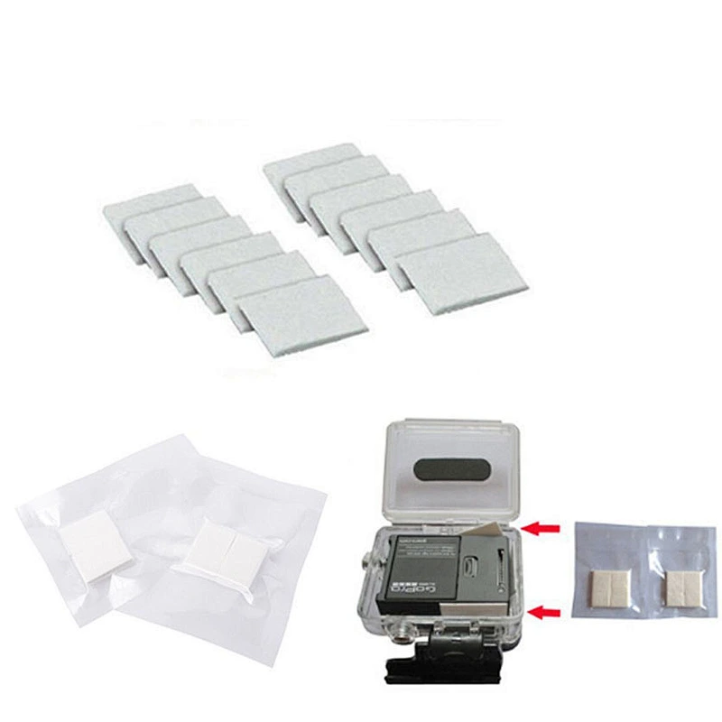 Wholesale moisture-proof insert 12 pieces one kit Anti-fog inserts for Gopros hero6/5/3+/4 small ant accessories