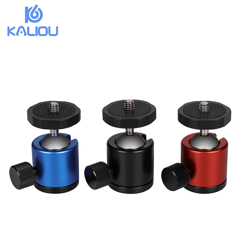 New arriving Universal rotating camera mount 1/4 Mini Ball Head Mount 360 Swivel DSLR DV Camera tripod ball head accessories