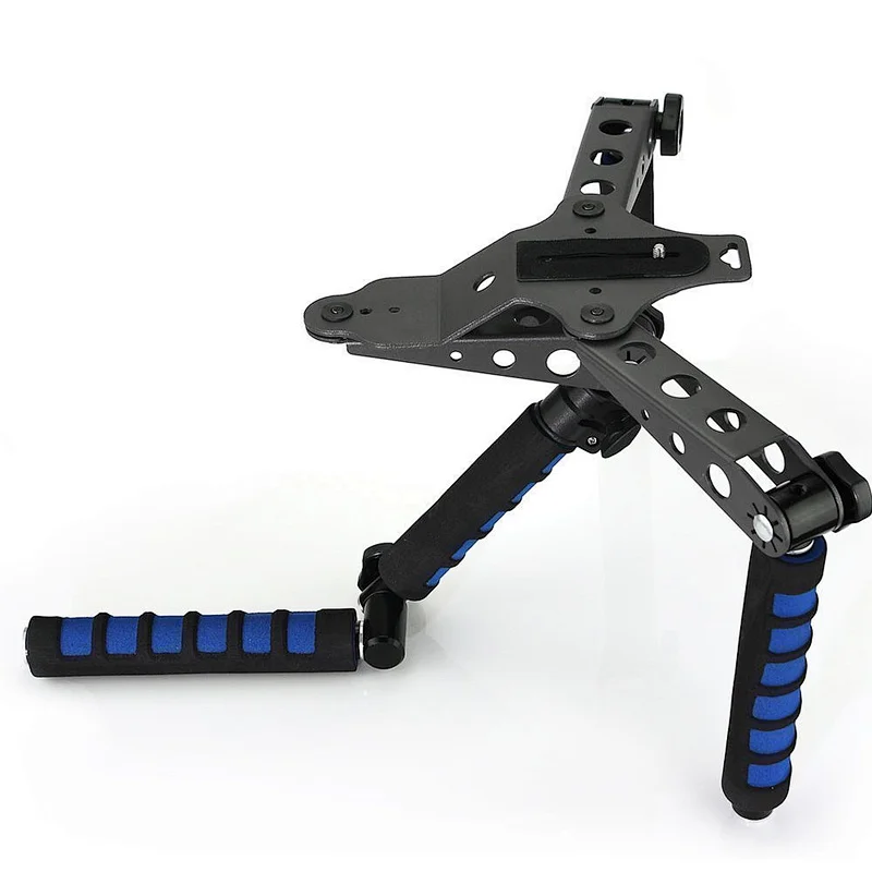Kaliou Camera Shoulder Stabilizer Bracket Damping Shock Absorption Steadicam Steadycam with Handle for Camera